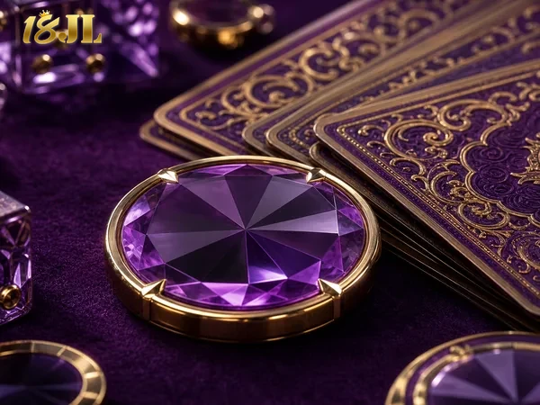 Close-up of a live dealer table at 18JL